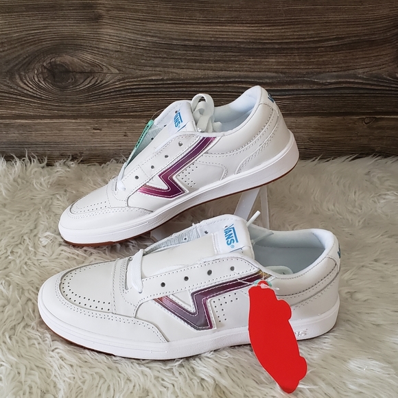 Vans Shoes - New Vans Lowland Comfycrush Rainbow White Sneakers